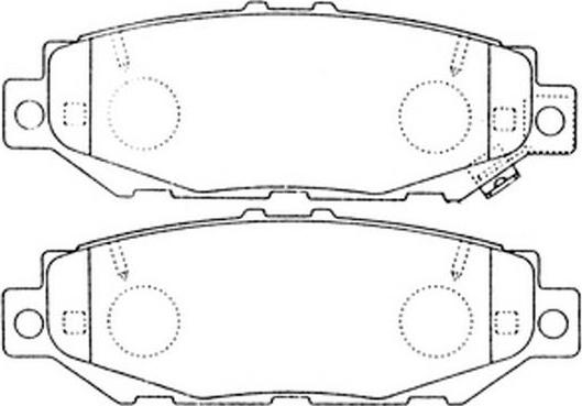 FIT FP0572 - Гальмівні колодки, дискові гальма avtolavka.club