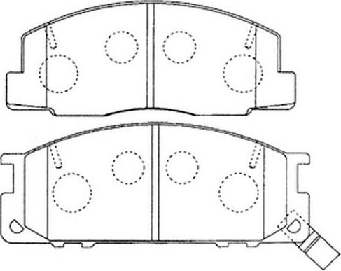 FIT FP0355 - Гальмівні колодки, дискові гальма avtolavka.club