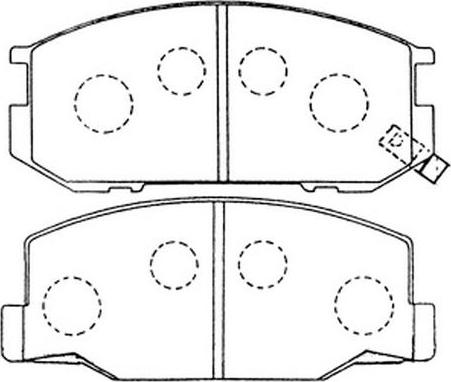 FIT FP0245 - Гальмівні колодки, дискові гальма avtolavka.club