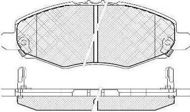 BENDIX 572641B - Гальмівні колодки, дискові гальма avtolavka.club