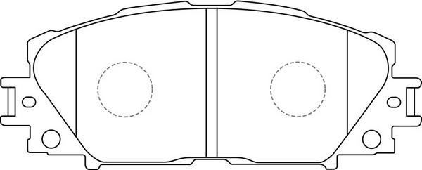 FIT FP1184 - Гальмівні колодки, дискові гальма avtolavka.club