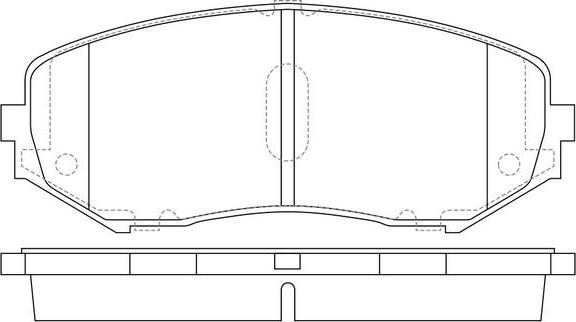 AISIN SN131 - Гальмівні колодки, дискові гальма avtolavka.club