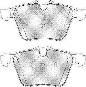 FIT FP1305 - Гальмівні колодки, дискові гальма avtolavka.club