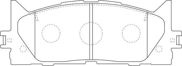 FIT FP1222 - Гальмівні колодки, дискові гальма avtolavka.club