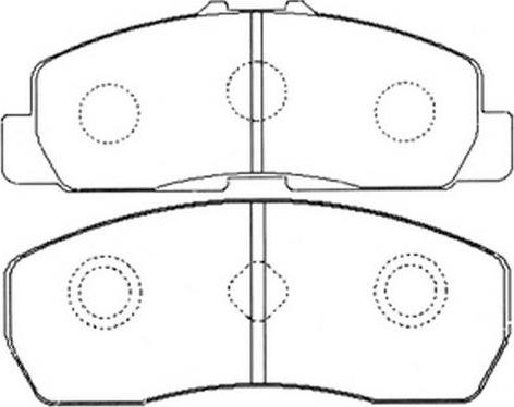 FIT FP7175 - Гальмівні колодки, дискові гальма avtolavka.club