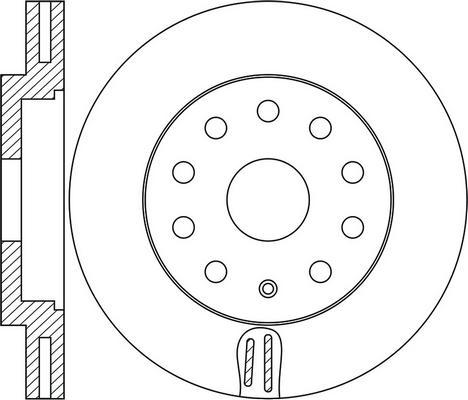 Brembo 09.B635.11 - Гальмівний диск avtolavka.club