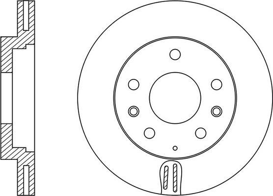 MOPROD MBD5258 - Гальмівний диск avtolavka.club