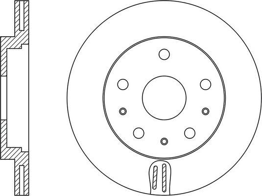 BOSCH 0 986 479 D74 - Гальмівний диск avtolavka.club