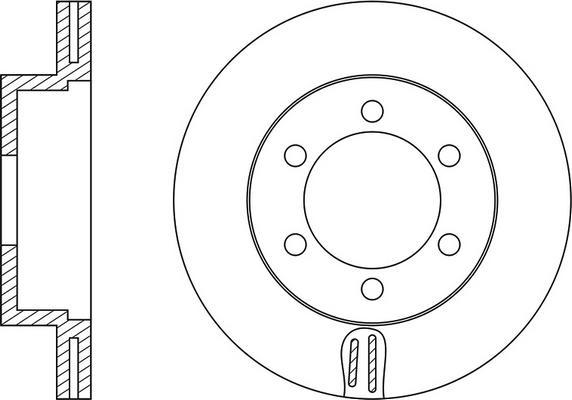 Japanparts DI-287 - Гальмівний диск avtolavka.club