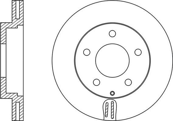 BOSCH 0 986 478 227 - Гальмівний диск avtolavka.club