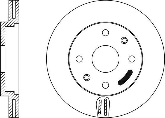 BENDIX 521575 - Гальмівний диск avtolavka.club