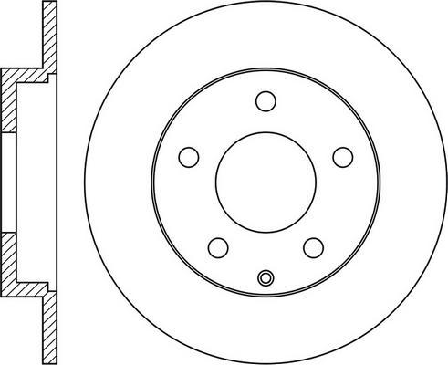 Japanparts JDP314 - Гальмівний диск avtolavka.club