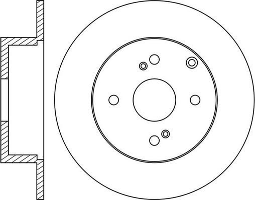 FIT FR0303 - Гальмівний диск avtolavka.club