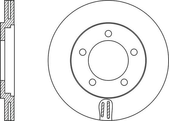 Parts-Mall HCCA-004 - Гальмівний диск avtolavka.club