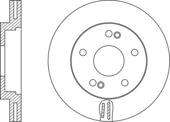 BENDIX 562817BC - Гальмівний диск avtolavka.club