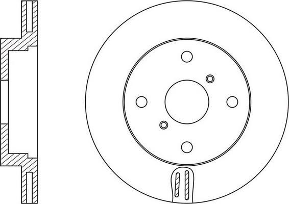 BOSCH 0 986 479 616 - Гальмівний диск avtolavka.club