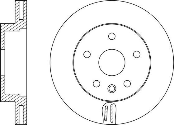 Brembo 09.B822.10 - Гальмівний диск avtolavka.club