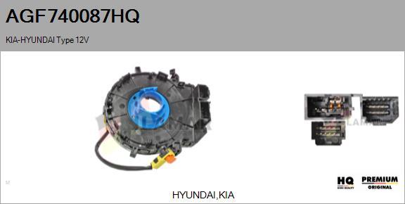 FLAMAR AGF740087HQ - Вита пружина, подушка безпеки avtolavka.club