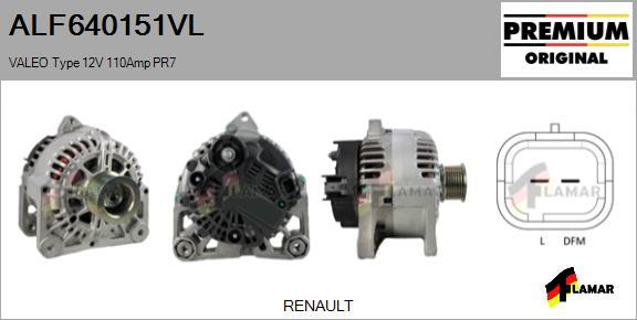 FLAMAR ALF640151VL - Генератор avtolavka.club