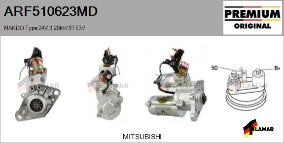 FLAMAR ARF510623MD - Стартер avtolavka.club