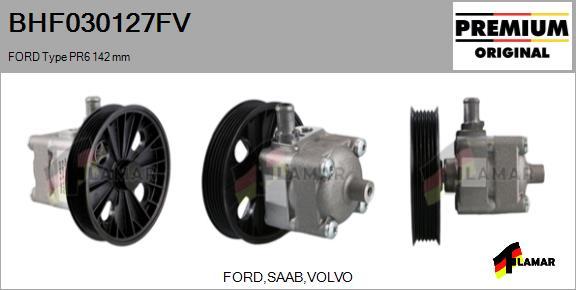 FLAMAR BHF030127FV - Гідравлічний насос, рульове управління, ГУР avtolavka.club