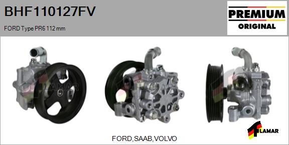 FLAMAR BHF110127FV - Гідравлічний насос, рульове управління, ГУР avtolavka.club