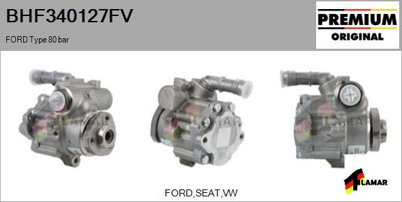 FLAMAR BHF340127FV - Гідравлічний насос, рульове управління, ГУР avtolavka.club