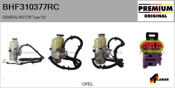 FLAMAR BHF310377RC - Гідравлічний насос, рульове управління, ГУР avtolavka.club