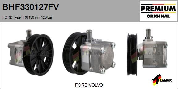 FLAMAR BHF330127FV - Гідравлічний насос, рульове управління, ГУР avtolavka.club