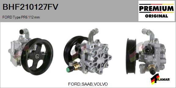 FLAMAR BHF210127FV - Гідравлічний насос, рульове управління, ГУР avtolavka.club