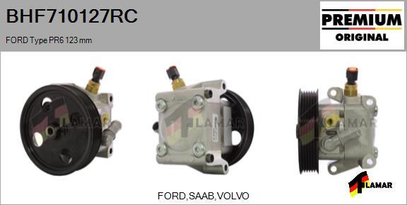 FLAMAR BHF710127RC - Гідравлічний насос, рульове управління, ГУР avtolavka.club