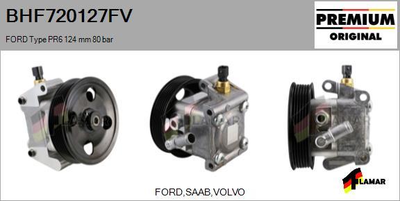 FLAMAR BHF720127FV - Гідравлічний насос, рульове управління, ГУР avtolavka.club