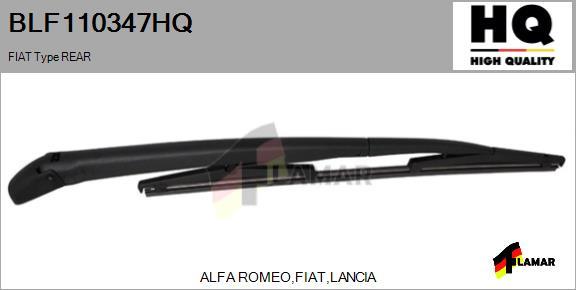 FLAMAR BLF110347HQ - Важіль склоочисника, система очищення вікон avtolavka.club