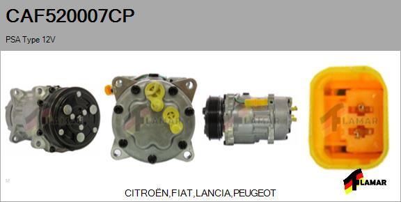 FLAMAR CAF520007CP - Компресор, кондиціонер avtolavka.club