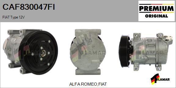 FLAMAR CAF830047FI - Компресор, кондиціонер avtolavka.club