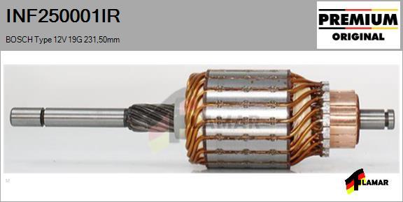 FLAMAR INF250001IR - Якір, стартер avtolavka.club