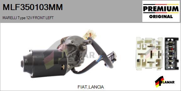 FLAMAR MLF350103MM - Двигун склоочисника avtolavka.club