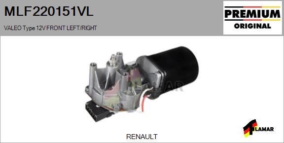 FLAMAR MLF220151VL - Двигун склоочисника avtolavka.club