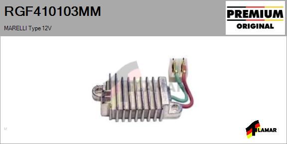 FLAMAR RGF410103MM - Регулятор напруги генератора avtolavka.club