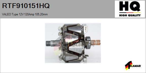 FLAMAR RTF910151HQ - Ротор, генератор avtolavka.club