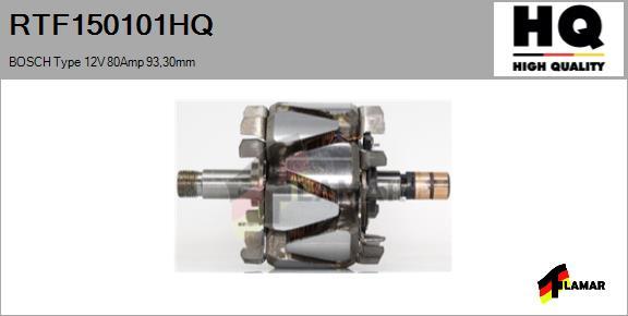 FLAMAR RTF150101HQ - Ротор, генератор avtolavka.club