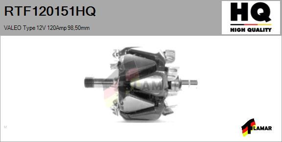FLAMAR RTF120151HQ - Ротор, генератор avtolavka.club