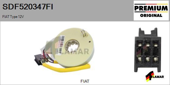 FLAMAR SDF520347FI - Датчик кута повороту руля avtolavka.club