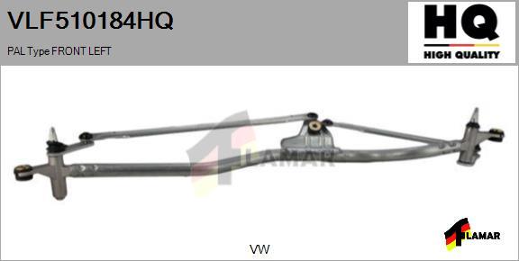 FLAMAR VLF510184HQ - Система тяг і важелів приводу склоочисника avtolavka.club