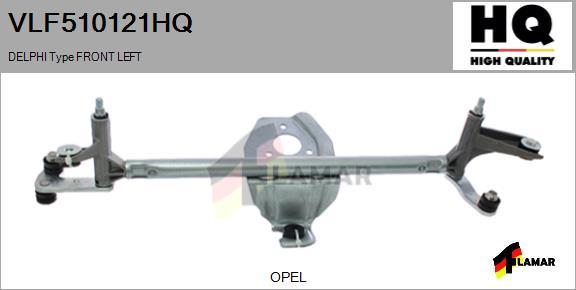 FLAMAR VLF510121HQ - Система тяг і важелів приводу склоочисника avtolavka.club