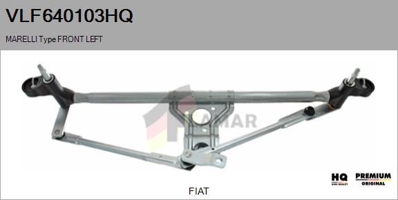 FLAMAR VLF640103HQ - Система тяг і важелів приводу склоочисника avtolavka.club
