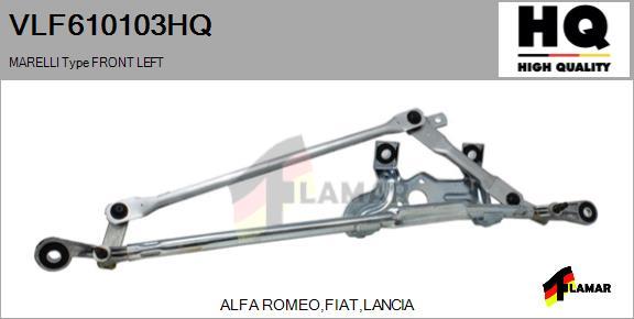 FLAMAR VLF610103HQ - Система тяг і важелів приводу склоочисника avtolavka.club