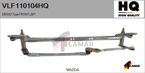 FLAMAR VLF110104HQ - Система тяг і важелів приводу склоочисника avtolavka.club