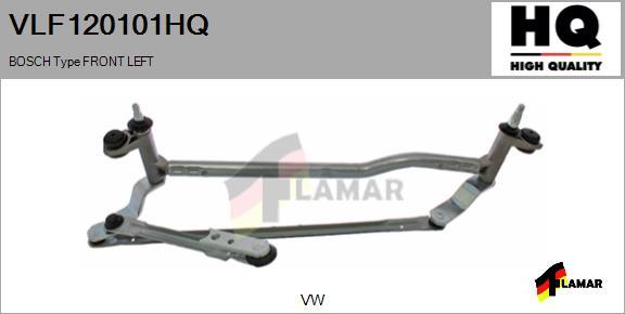 FLAMAR VLF120101HQ - Система тяг і важелів приводу склоочисника avtolavka.club