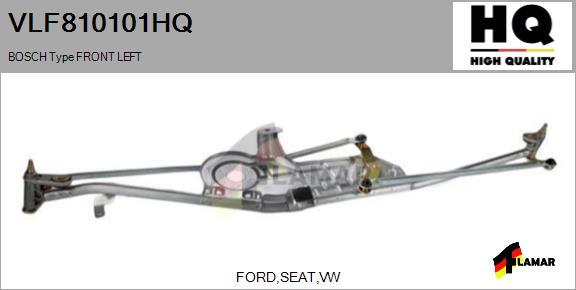 FLAMAR VLF810101HQ - Система тяг і важелів приводу склоочисника avtolavka.club